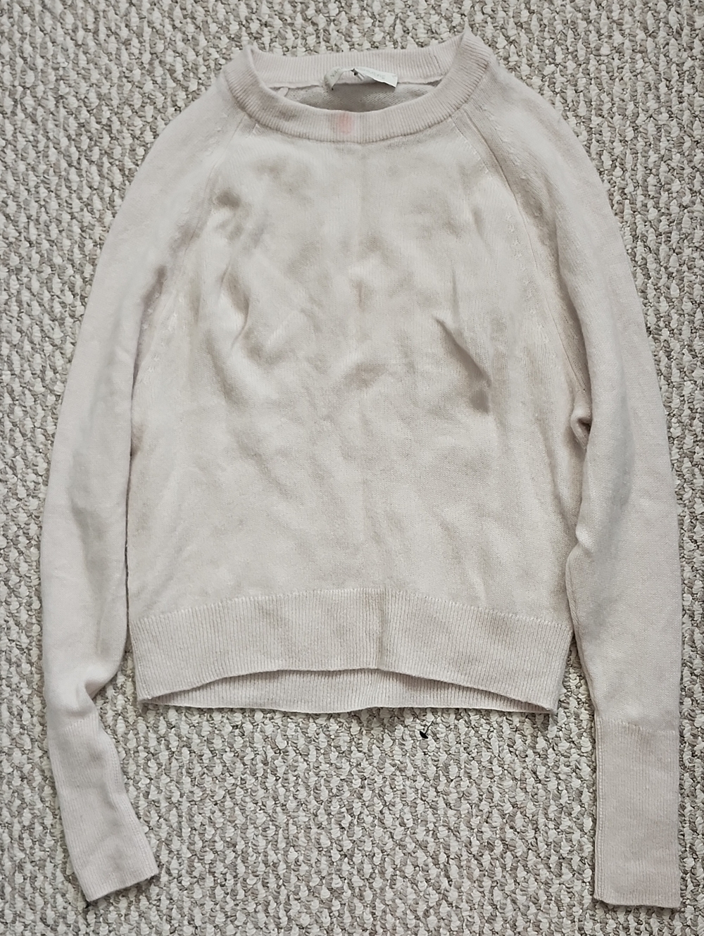 NakedCashmere Soft Cream Crewneck Sweater